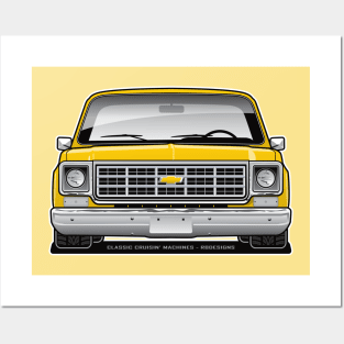 1977-1978 Squarebody Chevrolet C10 Blazer Suburban Posters and Art